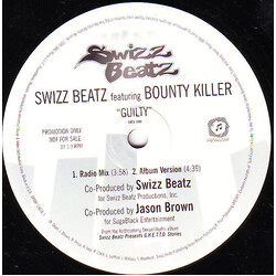 Swizz Beatz / Bounty Killer Guilty VINYL 12" USED