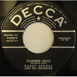 Randy Brooks And His Orchestra Thunder Rock USED VINYL 7INCH 45 RPM SINGLE
