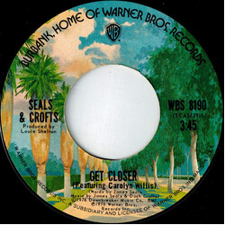 Seals & Crofts Get Closer USED VINYL 7INCH 45 RPM SINGLE STYRENE