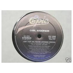 Carl Anderson Can't Stop This Feeling VINYL 12" USED