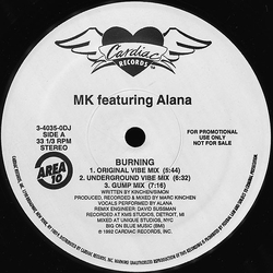 Marc Kinchen / Alana Burning Vinyl 12" USED