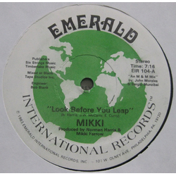 Mikki Farrow Look Before You Leap Vinyl 12" USED
