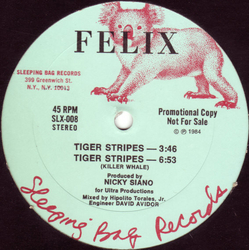 Felix US Tiger Stripes Vinyl 12" USED