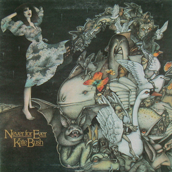Kate Bush Never For Ever Vinyl LP USED