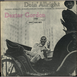 Dexter Gordon Doin' Allright Vinyl LP USED