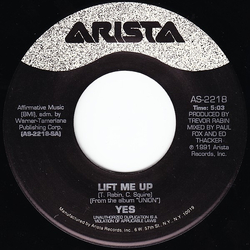 Yes Lift Me Up Vinyl 7" USED
