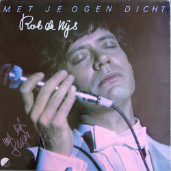 Rob de Nijs Met Je Ogen Dicht Vinyl LP USED