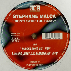 Stephane Malca Don't Stop The Bass Vinyl 12" USED