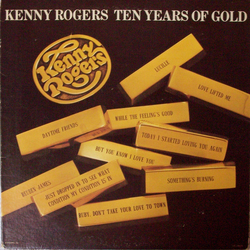 Kenny Rogers Ten Years Of Gold Vinyl LP USED
