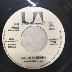 Melba Montgomery Angel Of The Morning Vinyl 7" USED