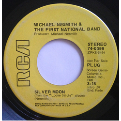 Michael Nesmith & The First National Band Silver Moon Vinyl 7" USED