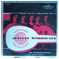Carlo Gesualdo / Claudio Monteverdi / The Randolph Singers / David Randolph (2) Italian Madrigals Vinyl LP USED