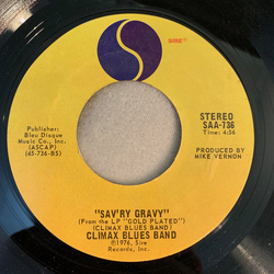 Climax Blues Band Couldn't Get It Right / Sav'ry Gravy Vinyl 7" USED