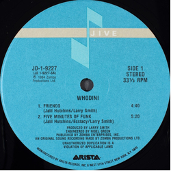 Whodini Friends / Five Minutes Of Funk Vinyl 12" USED