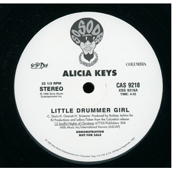 Alicia Keys / Trey Lorenz Little Drummer Girl / My Younger Days Vinyl 12" USED