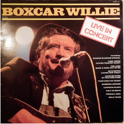 Boxcar Willie Live In Concert Vinyl LP USED