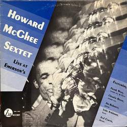 Howard McGhee Sextet Live At Emerson's Vinyl LP USED