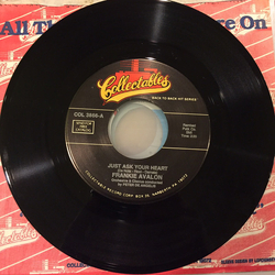 Frankie Avalon Just Ask Your Heart / Dede Dinah Vinyl 7" USED