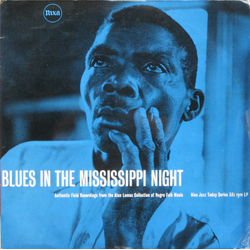 Alan Lomax Blues In The Mississippi Night Vinyl LP USED