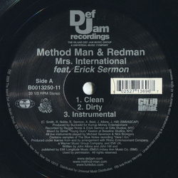 Method Man & Redman Mrs. International / How Bout Dat Vinyl 12" USED