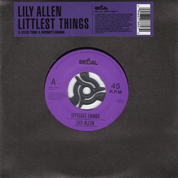 Lily Allen Littlest Things Vinyl 7" USED