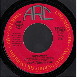 Earth, Wind & Fire September Vinyl 7" USED