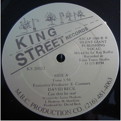 David Beck (2) Can This Be Real Vinyl 12" USED