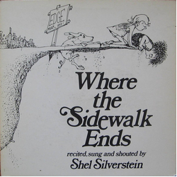 Shel Silverstein Where The Sidewalk Ends Vinyl LP USED