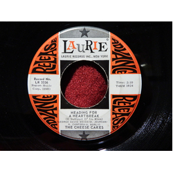 The Cheese Cakes Heading For A Heartbreak/ Bye Bye Little Boy Vinyl 7" USED