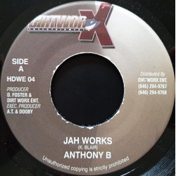 Anthony B Jah Works Vinyl 7" USED