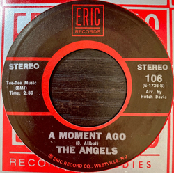 The Angels US Pop Till / A Moment Ago Vinyl 7" USED
