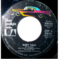 Jan & Dean Jennie Lee / Baby Talk Vinyl 7" USED