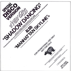 Andy Gibb / David Shire Shadow Dancing / Manhattan Skyline Vinyl 12" USED