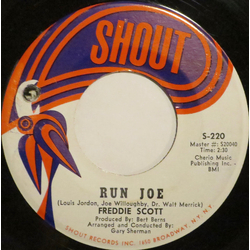 Freddie Scott (2) Run Joe / He Ain't Give You None Vinyl 7" USED
