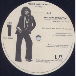 Shirley Bassey This Is My Life / This Is My Life Vinyl 12" USED