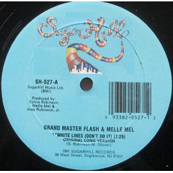 Grandmaster Flash & Melle Mel White Lines (Don't Do It) Vinyl 12" USED