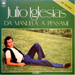 Julio Iglesias Da Manuela A Pensami Volume 2 Vinyl LP USED