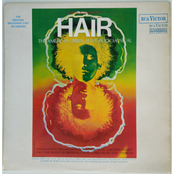 Various Hair - The American Tribal Love-Rock Musical - The Original Broadway Cast Recording Vinyl LP USED