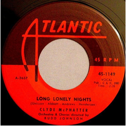 Clyde McPhatter Long Lonely Nights / Heartaches Vinyl 7" USED