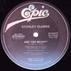 Stanley Clarke Are You Ready? USED VINYL 12INCH 33 S RPM PROMO