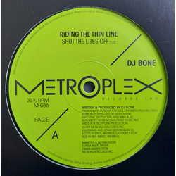 DJ Bone Riding The Thin Line Vinyl 12" USED