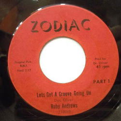 Ruby Andrews Lets Get A Groove Going On Vinyl 7" USED