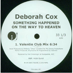 Deborah Cox Something Happened On The Way To Heaven / Starting With You Vinyl 12" USED