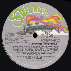 Shalamar Uptown Festival Vinyl 12" USED