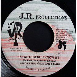 Junior Reid / Ninjaman / Snow (2) Si Wi Dem Nuh Know We USED VINYL 7INCH