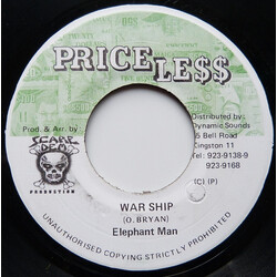 Elephant Man War Ship USED VINYL 7INCH 45 RPM