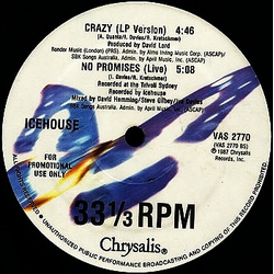 Icehouse Crazy Vinyl 12" USED