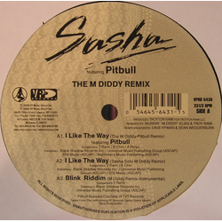 Sasha (7) I Like The Way (The M Diddy Remix) Vinyl 12" USED