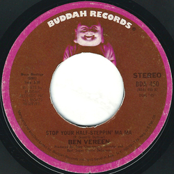 Ben Vereen Stop Your Half-Steppin' Ma Ma Vinyl 7" USED