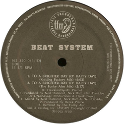 Beatsystem To A Brighter Day (O' Happy Day) Vinyl 12" USED